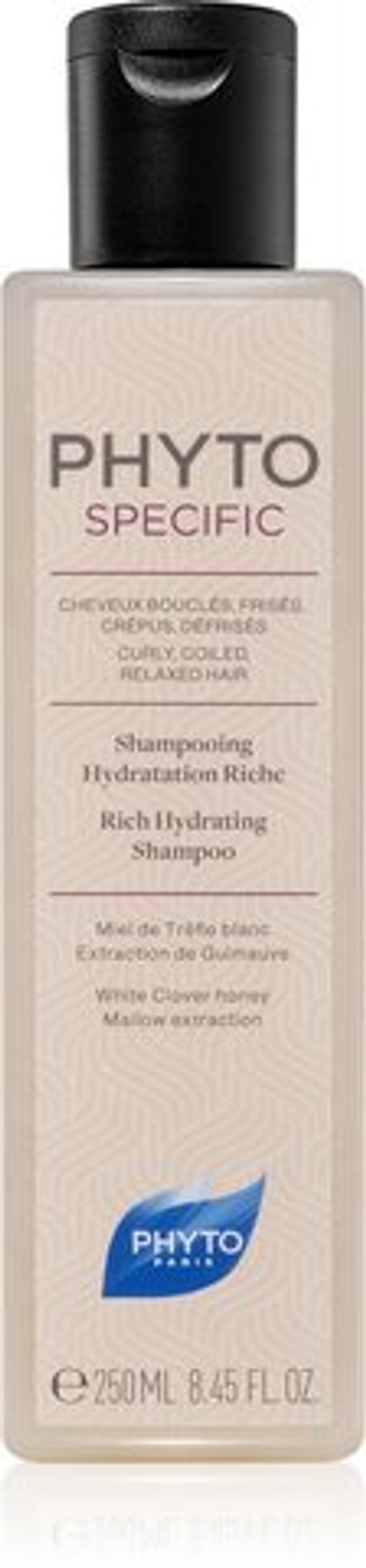 Phyto Specific rich Hydrating Shampoo - увлажняющий шампунь для вьющихся и волнистых волос /   250  ml  / GTIN 3338220100758