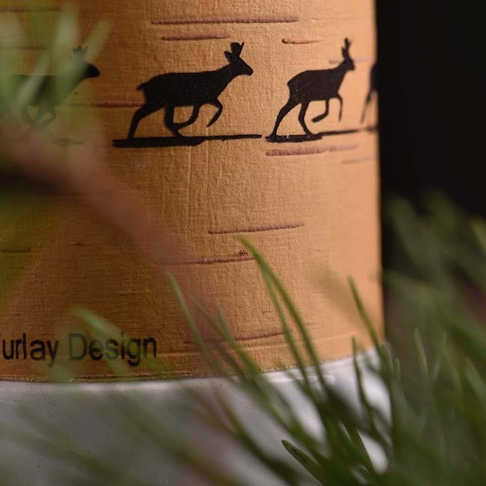 Кружка большая фарфоровая без ручки. Коллекция Christmas (Рождество)