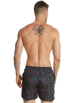 Мужские пляжные шорты с принтом в виде цветных перчиков чили (Размер: XXL) (Цвет: разноцветный)