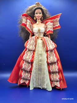 Кукла Барби винтаж Happy Holidays Barbie (brunette) Special Edition Mattel 1997год . 033551