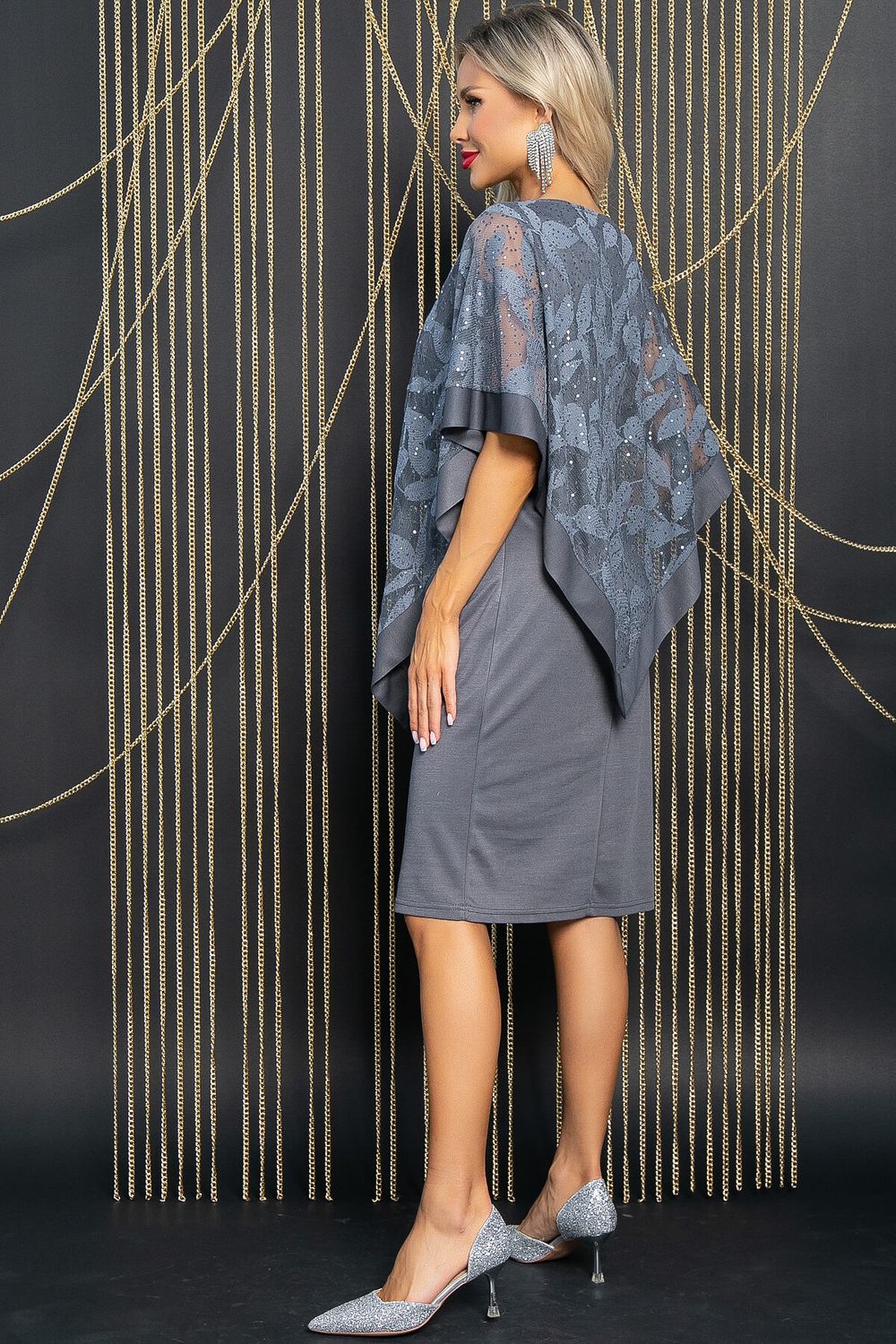 Платье Твой выход (серое) П11709 LT Collection