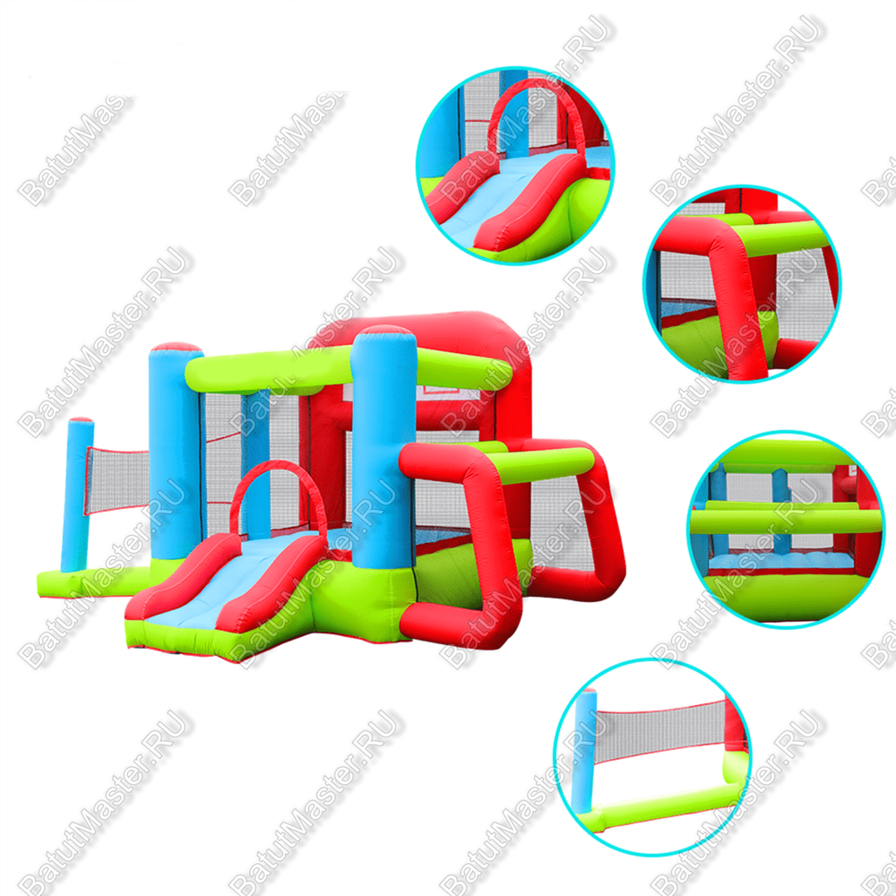 Домашний батут "Активный ребенок" 4,6*2,9*2,1 м