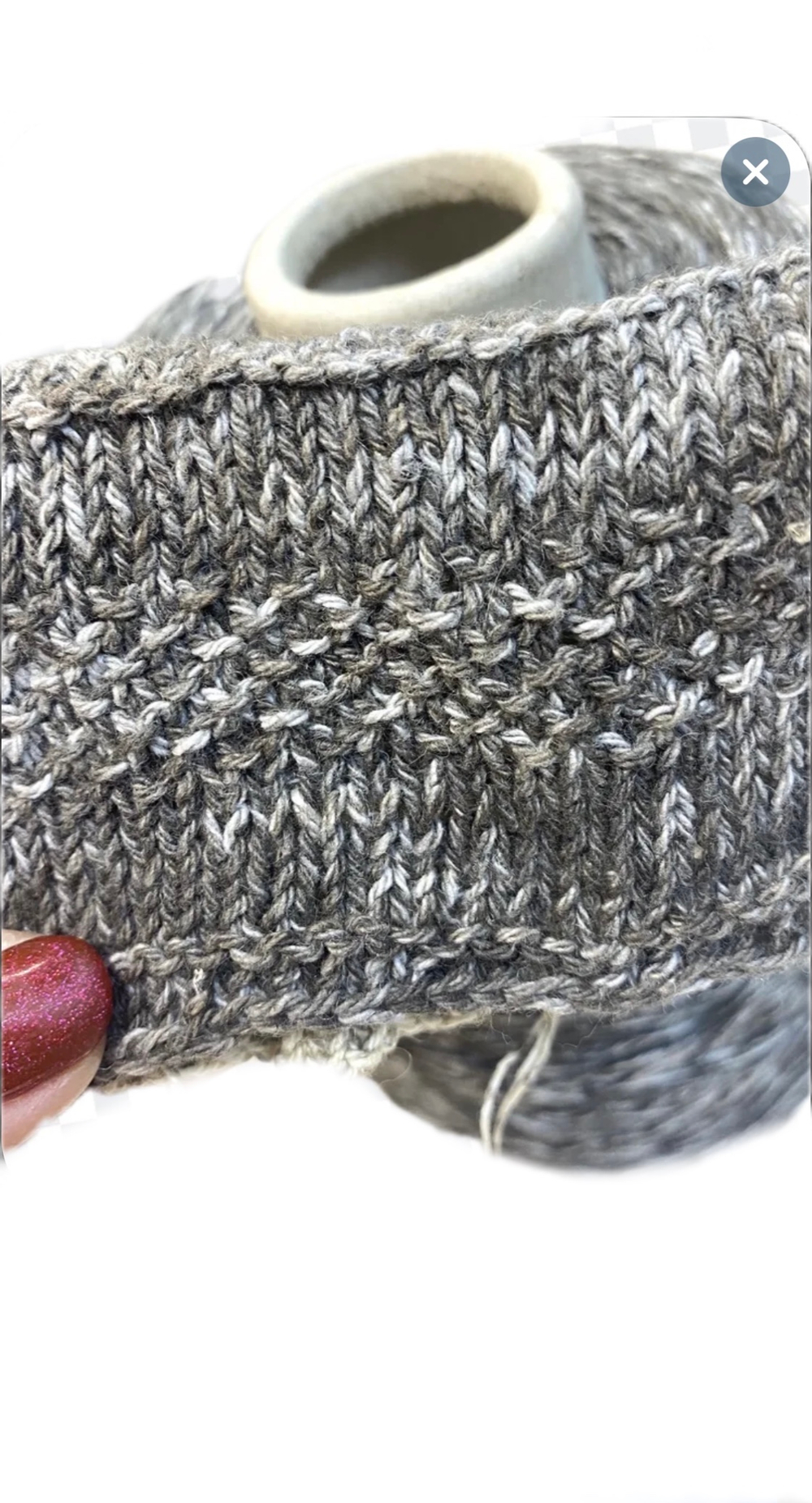 Пряжа на бобине (Италия) 90% лен 10% хлопок 100г - 320м 125г