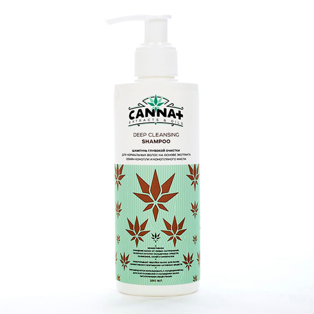 Шампунь глубокой очистки Canna+ Deep Cleansing Shampoo 250мл