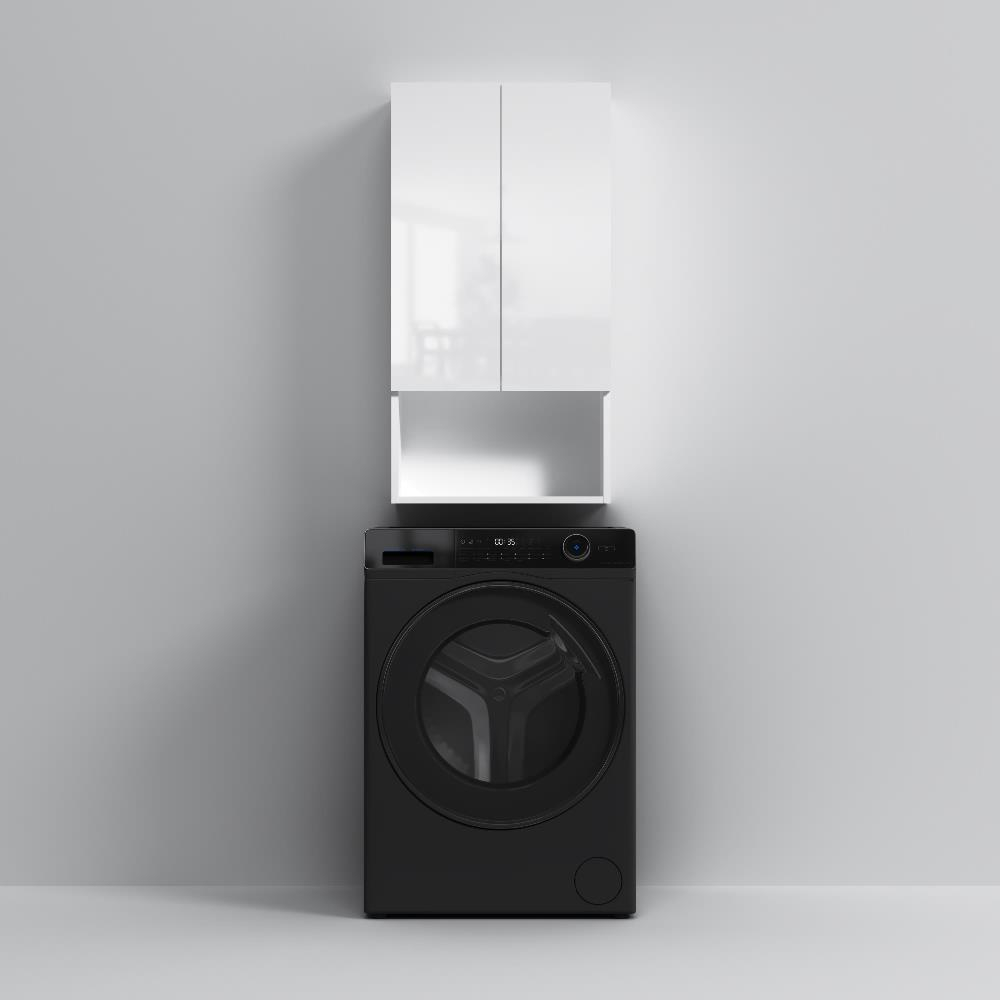 Шкаф навесной с дверками и открытой полкой, 50 см, белый глянец AM.PM X-Joy M85CHX05021WG