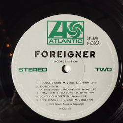Винтажная виниловая пластинка LP Foreigner Double Vision (Japan 1980) (Obi) Hot Blooded