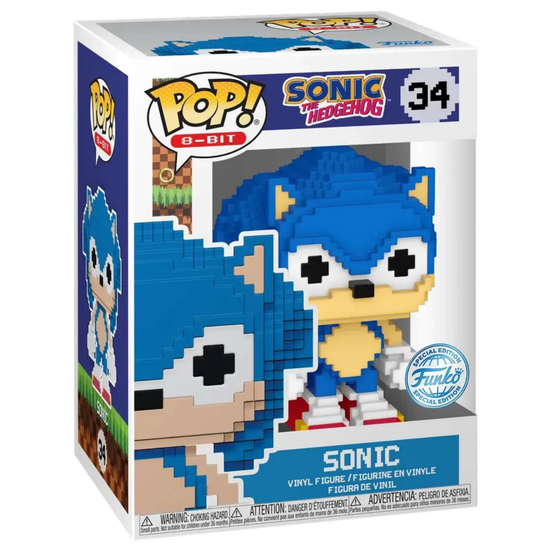 Фигурка Funko POP! 8-Bit Sonic the Hedgehog Sonic (Exc) (34) 74401