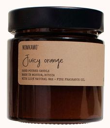 JUICY ORANGE свеча в янтарной банке, Nomkamo