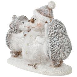 GAEM Фигурка декоративная "Ёжики", L15 W6 H11 см