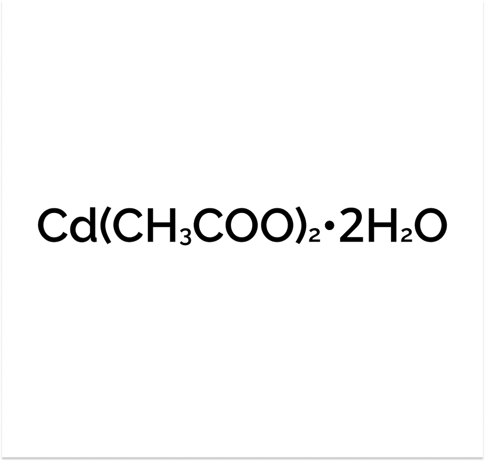 кадмий уксуснокислый 2-водный формула