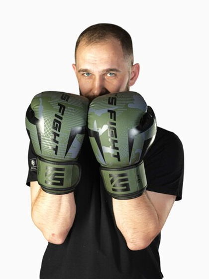 Перчатки для бокса Tomorrow Star Warrior Green Black