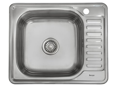 Мойка врезная 584818/0,8 1Ч1К (левая) Глянец