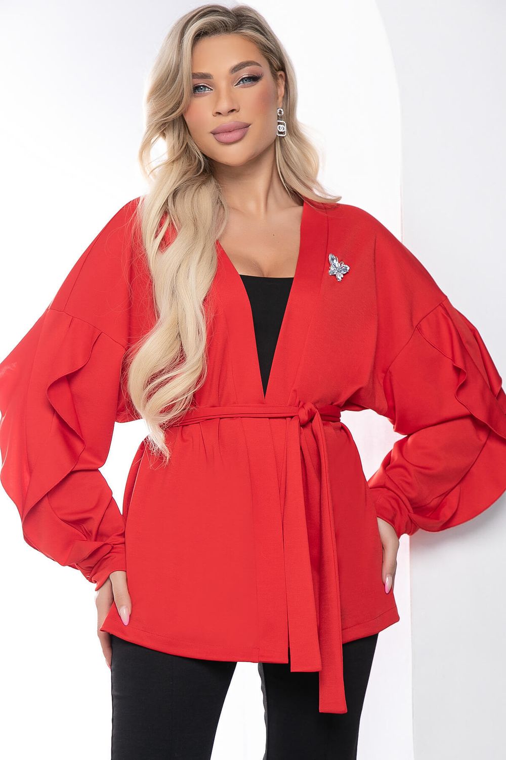 Жакет "Баттерфляй" (красный) Б8440 LT Collection