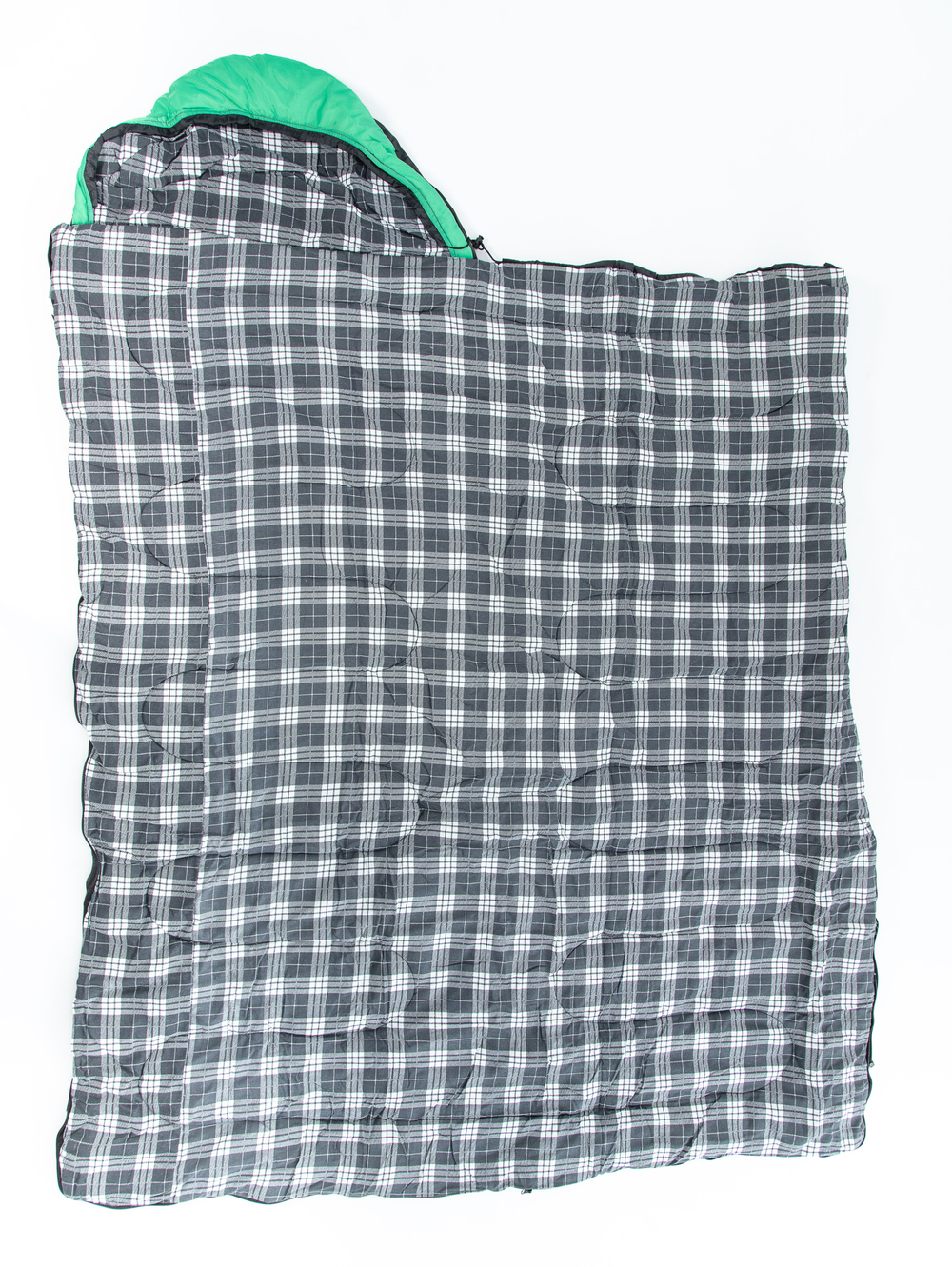 Спальный мешок  MAXFORT EXTREME R-zip от -27С(одеяло с подголов фланель 195+35*90см)INDI