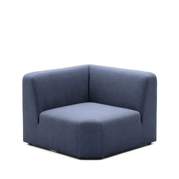 Угловой модульный диван Neom синего цвета 75 см