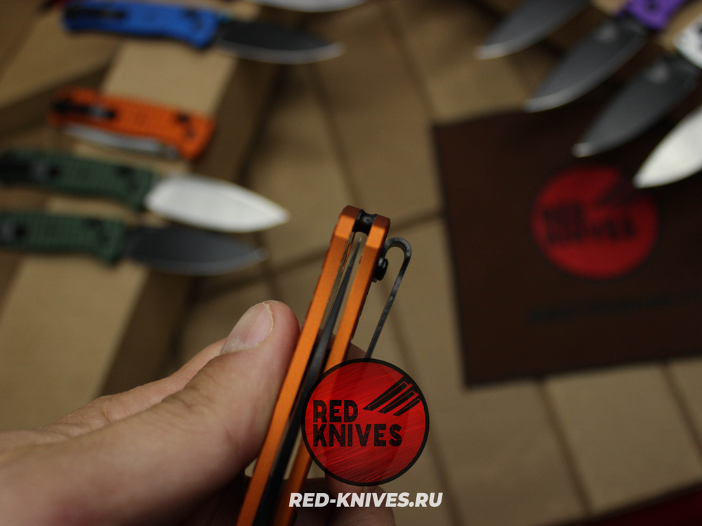 Нож Benchmade 535 Алюминий Frag A+++ - оранж рук., черный клинок RK/Н66