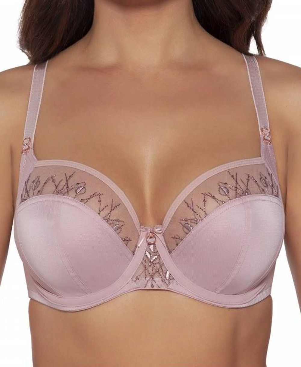 Соблазнительный бюстгальтер с мягкими чашками (Размер: 85D) (Цвет: розовый)