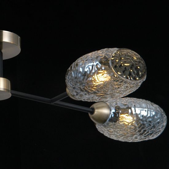 Люстра потолочная ILLUMICO E27 IL0285-4CSQ-79 BK AB