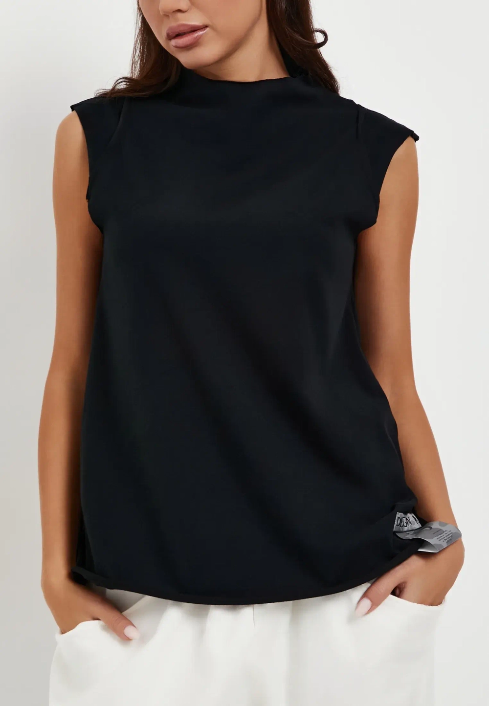 Майка стойка 2 черный