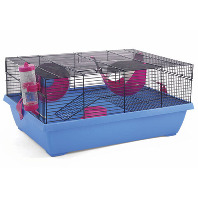 Клетка 37001 для мелких животных, синяя, 510*365*235мм                                              , Triol