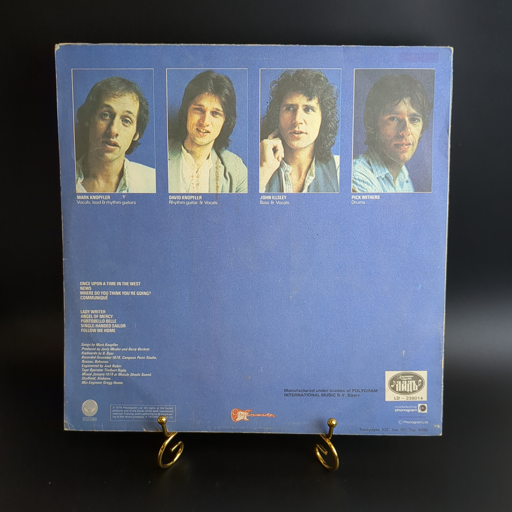 LP Dire Straits - Communique . Songs by Mark Knopfler, Британская рок-группа, виниловая пластинка 12 дюймов альбом 1979 года. Ладъ
