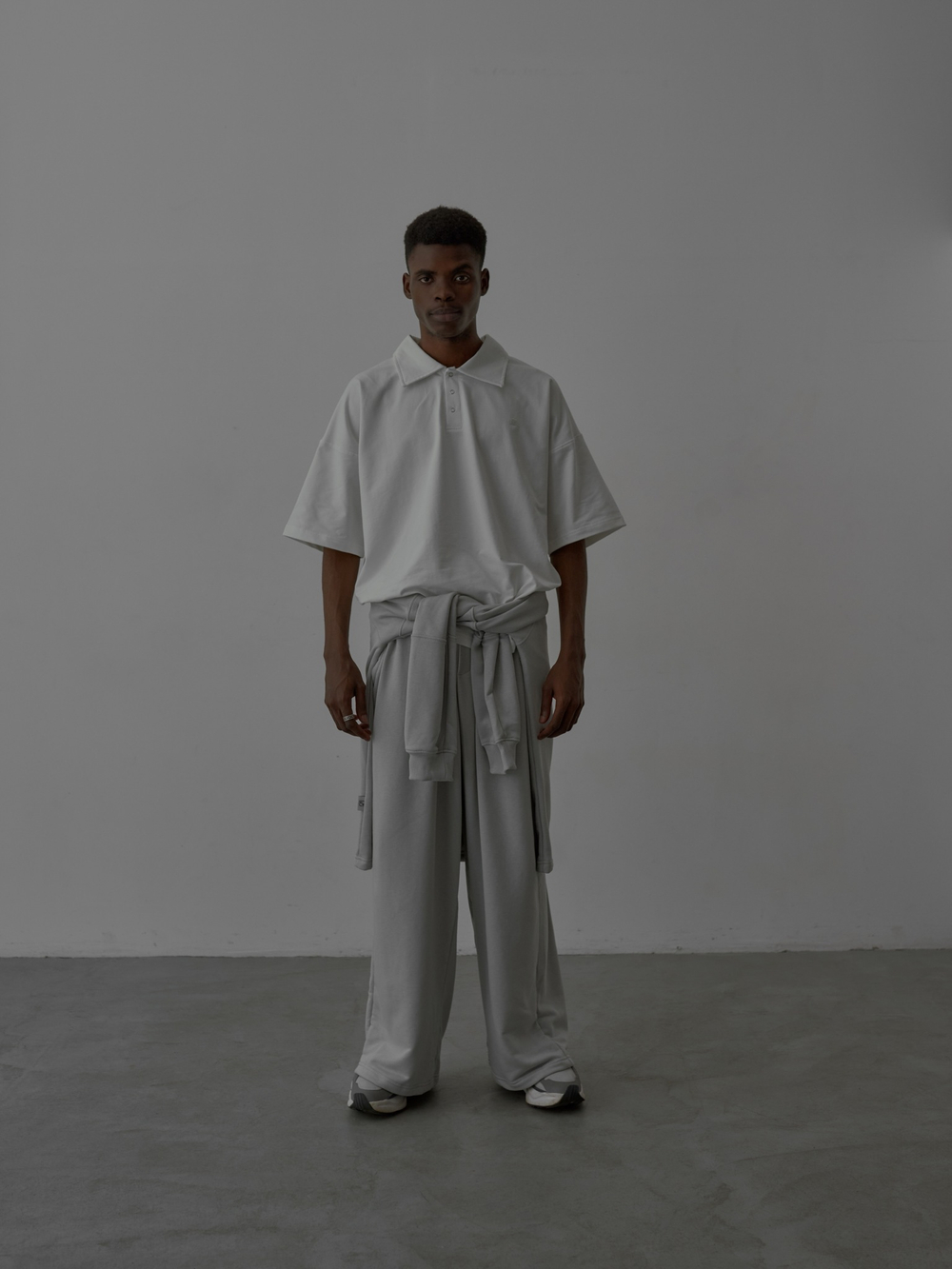 Baggy Trousers LOGO Harbor Mist