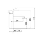 Смеситель д/умывальника FS8101С FMARK