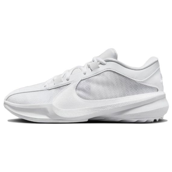 NIKE Freak 5 Баскетбольные кроссовки Низкие Белые Мужские