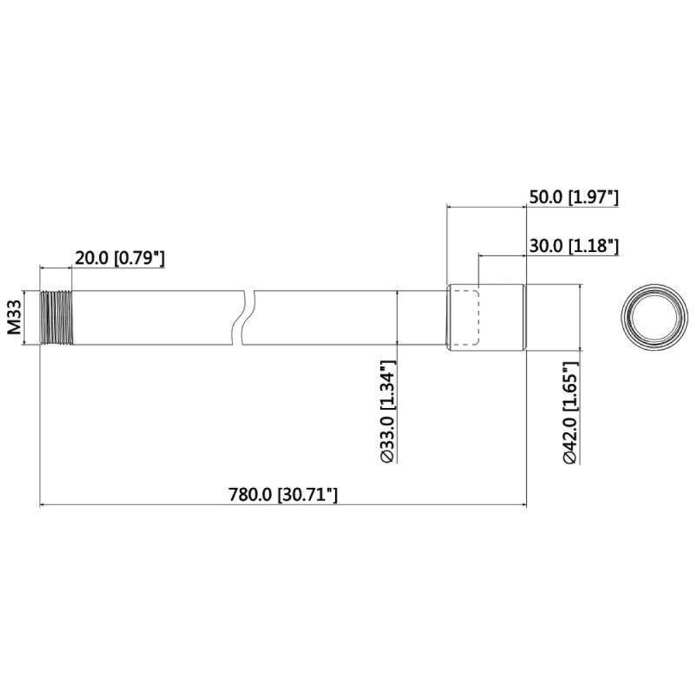 Удлинитель к кронштейну Dahua DH-PFA117