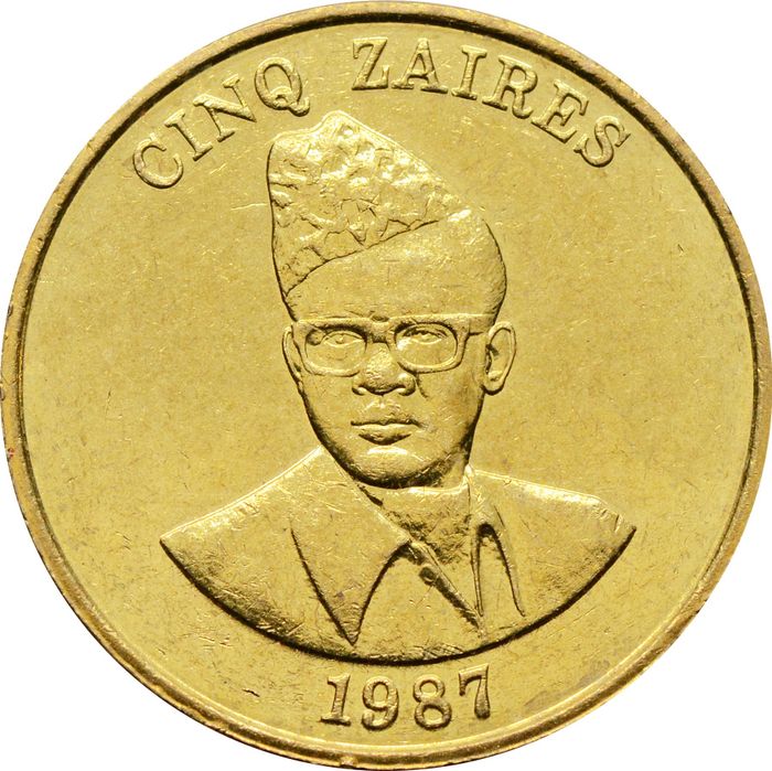 5 заиров 1987 Заир