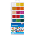 Акварель медовая "Классика" 24 цвета, без кисти, пластик (Гамма)