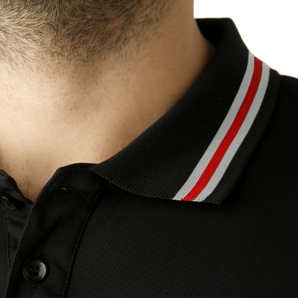 Мужское теннисное поло Fila Piro Polo Men - Black, Red