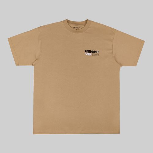 Футболка мужская Carhartt WIP Contact Sheet артикул:I033178_sable - купить в магазине Дайс