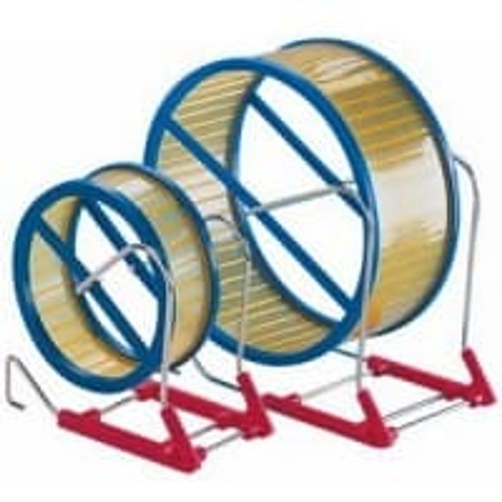 Игрушка для грызунов КОЛЕСО d=12см на подставке пластик  Nobby