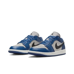 Женские кроссовки Air Jordan 1 Low 'Gray Navy Blue Black' DC0774-402