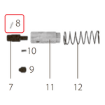 Запчасть №8 для FDPAG-H8. Цилиндрический штифт Запчасть №8 для FDPAG-H8. Цилиндрический штифт