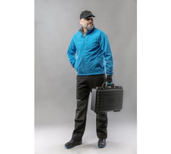 Брюки рабочие с навесными карманами и ремнем черные NEKAR Högert, арт. HT5K356