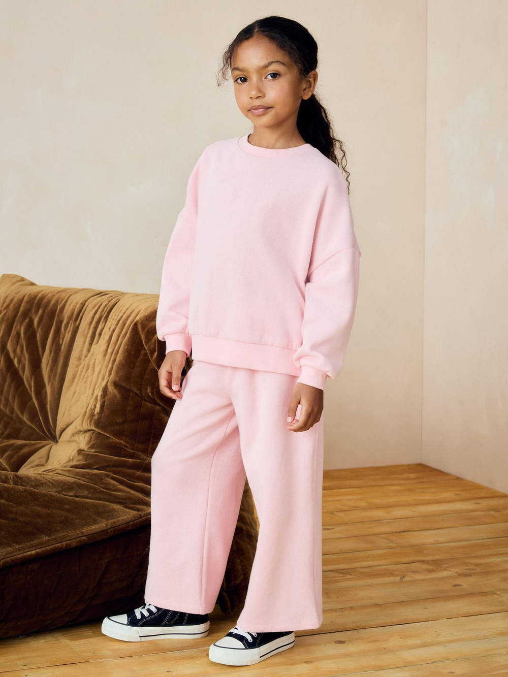 Толстовка и спортивные брюки в комплекте для девочки Next N94-097, Розовый