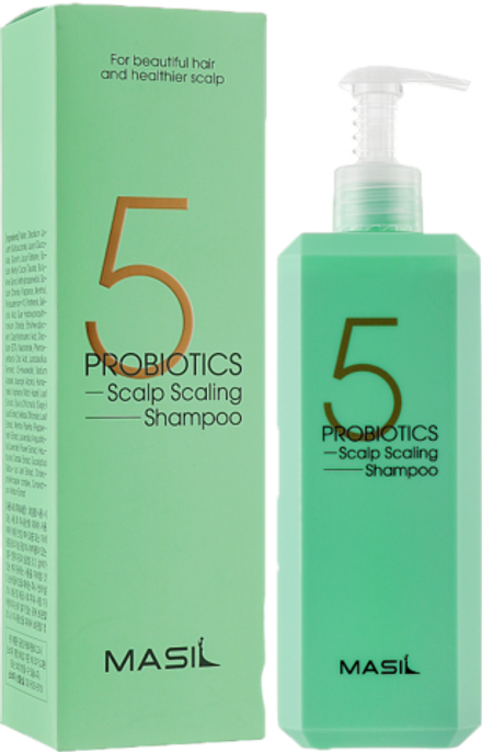 Шампунь глубоко очищающий с пробиотиками - Masil 5 Probiotics scalp scaling shampoo, 500 мл