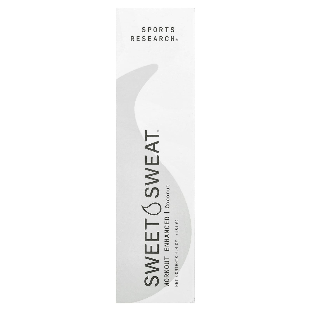 Sports Research, Sweet Sweat®, добавка для тренировок, со вкусом кокоса, 181 г (6,4 унции)