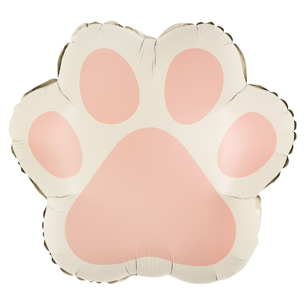 Фольгированный шар-фигура «Лапка» в нежно-розовом цвете, 53 см
