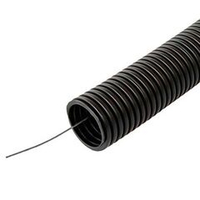 Труба гофрированная ПНД черная 20 мм с протяжкой 50 м