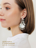 Сережки «Рыбки-петушки»