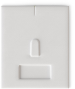 Вкладыш 14/наклонный/для кольца/язычок/окошко для бирки/прорезь для нитки