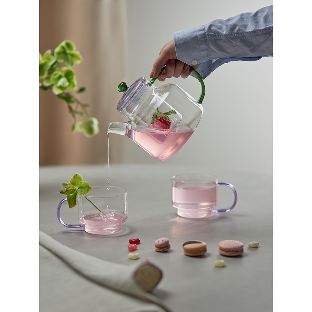 Чайник заварочный Orb, 1,2 л, фиолетовый/зеленый