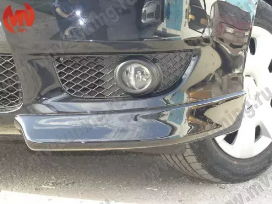 Накладки (клыки) на бампер для Mitsubishi Lancer 10