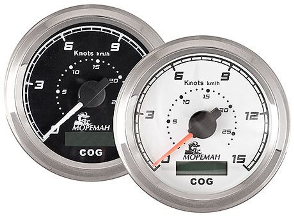GPS спидометр, 60 узлов, белый циферблат (10252282)
