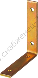 ЗУБР УМ-4.0 100х100х20 х 4 мм, желтый цинк, узкий мебельный уголок (31031-100)