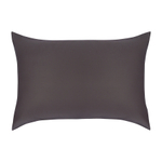 Комплект постельного белья из премиального сатина темно-серого цвета из коллекции essential, 200х220 см