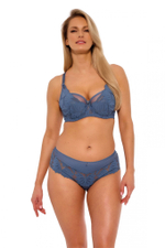 Бюстгальтер Keto цвета деним с чашками на тонком поролоне (Размер: 85F) (Цвет: голубой)